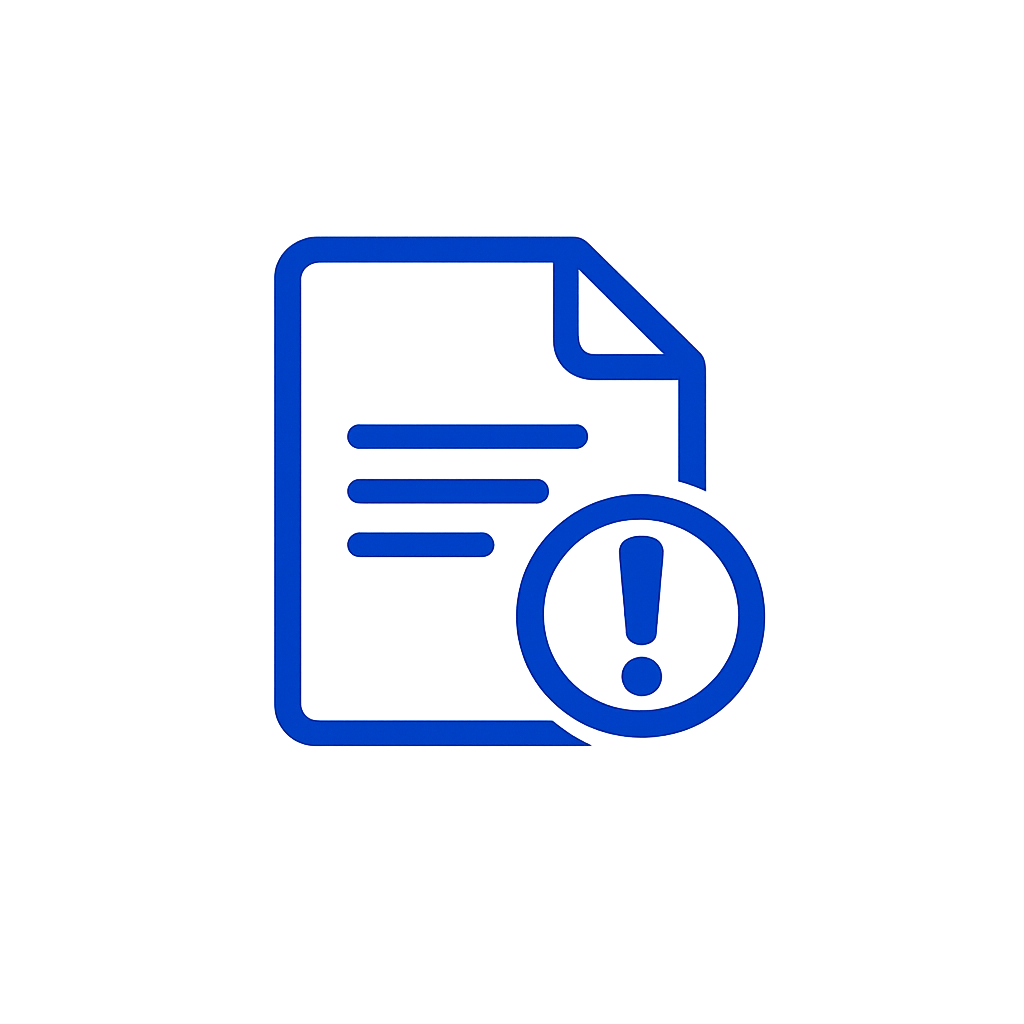 Consignes et documents métier prioritaires