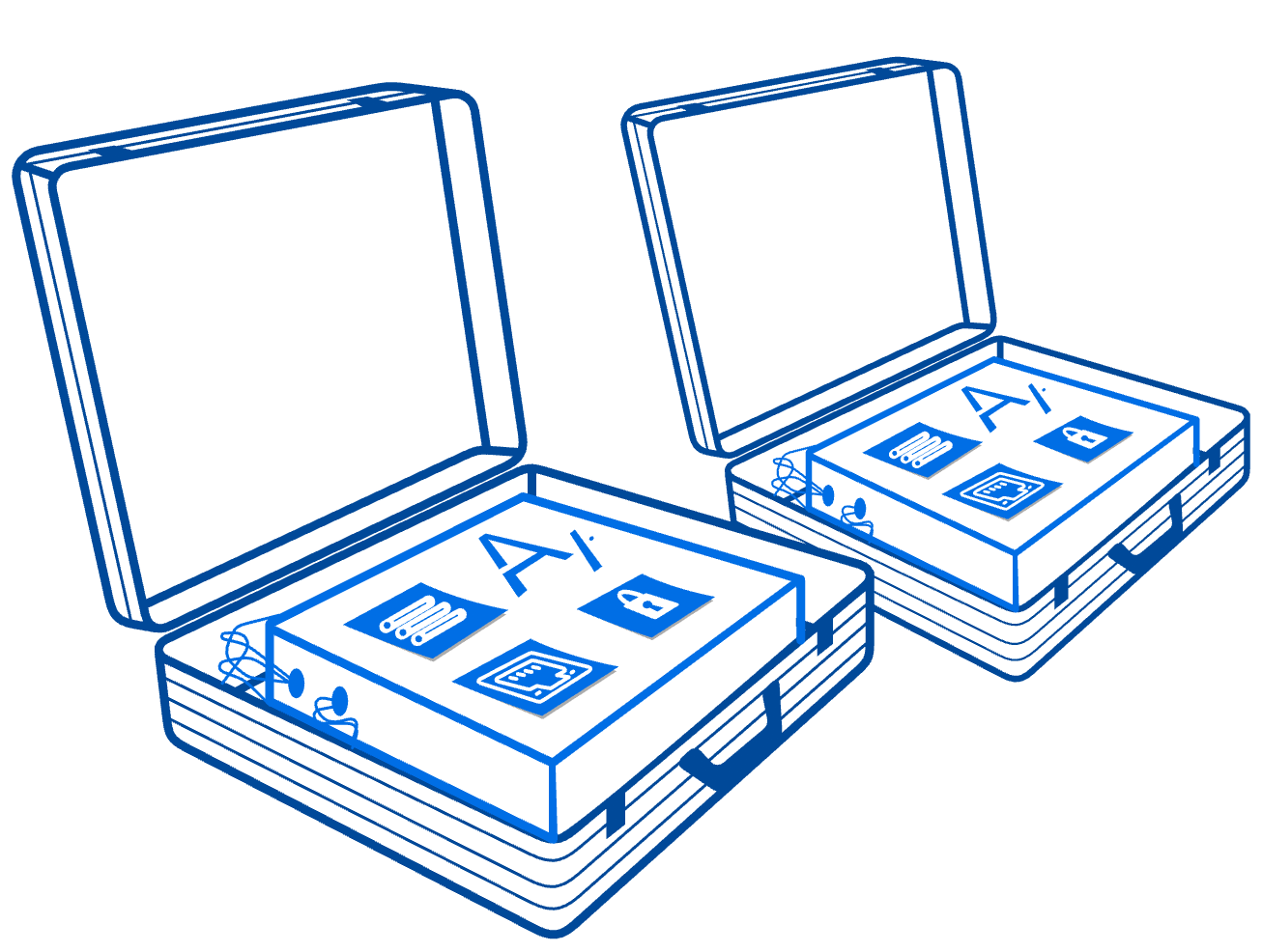 Deux dispositifs archify dans leur boîte